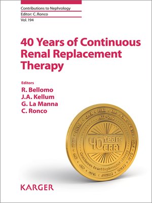 cover image of 40 Years of Continuous Renal Replacement Therapy